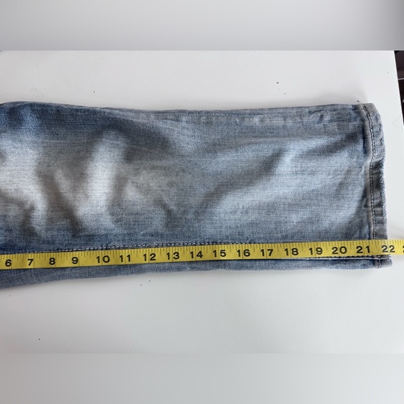 MISS ME MID-RISE CROP DENIM JEANS BLING RHINESTONE WOMENS SIZE 28 - Picture 10 of 11